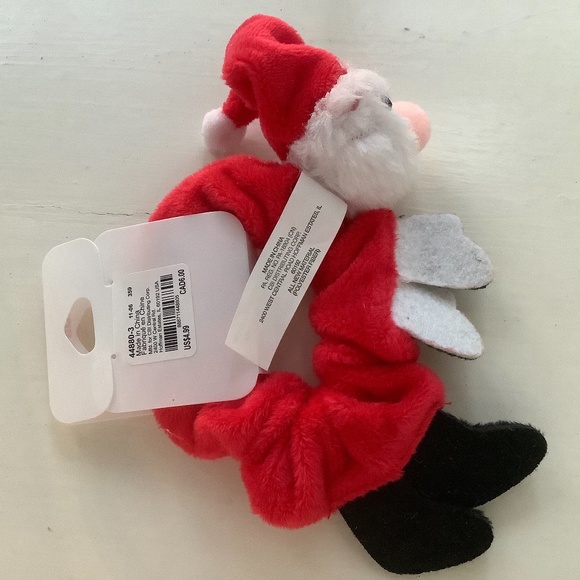 Claire's Girls Santa and Snowman Scrunchie Hair Accessories - Picture 8 of 10